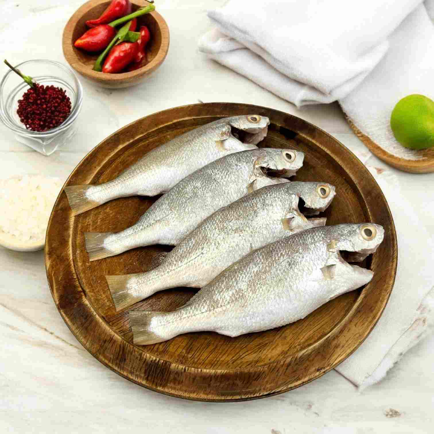 Bhola Fish - Small Size, Whole, Cleaned